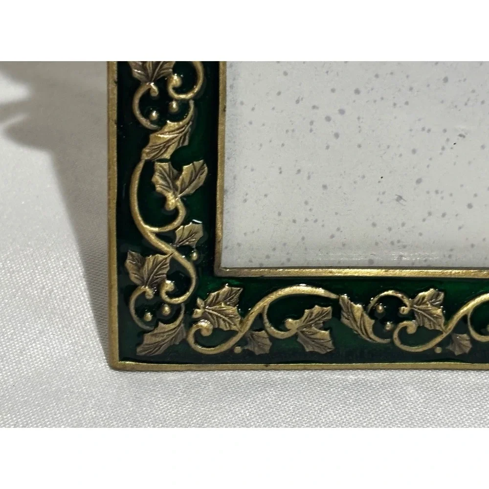 Sunflower Designs Christmas Photo Frame 4x6 Red Bells Rhinestone Enamel luxury